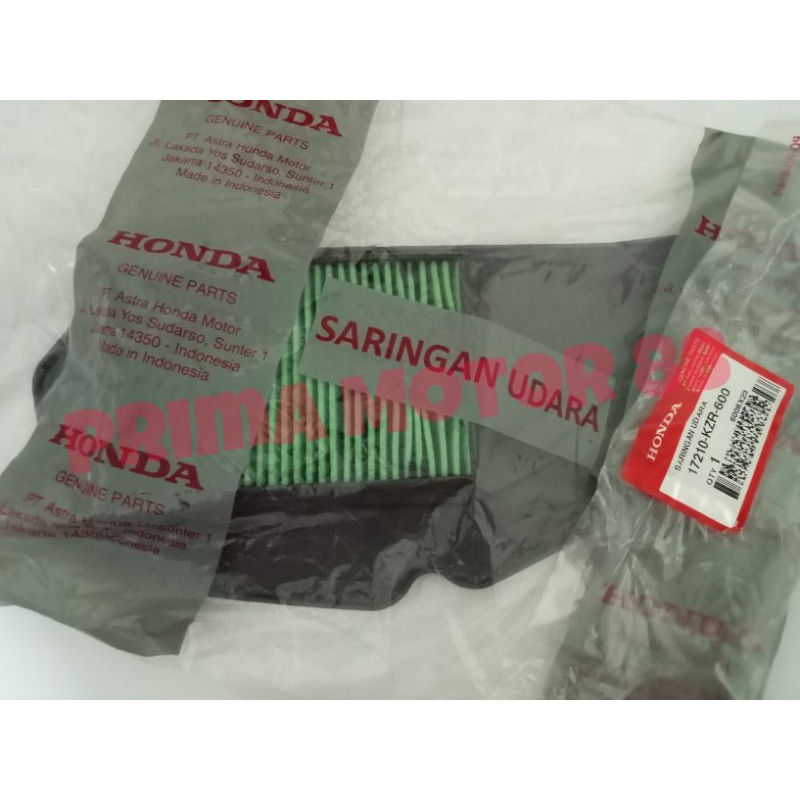 Filter udara/saringan udara KZR (vario125/vario 150) AHM ORI