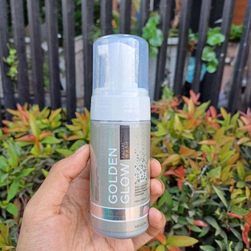 Golden Glow Ms Glow Sabun Cuci Muka Acne Kulit Sensitif Memerah Ms Glow Jogja Face Facial Wash Jeraw