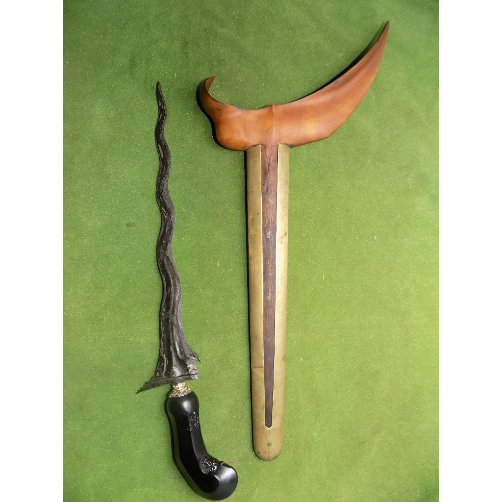 keris kala nadah luk 9 era kerajaan pengging pamor kulit semangka