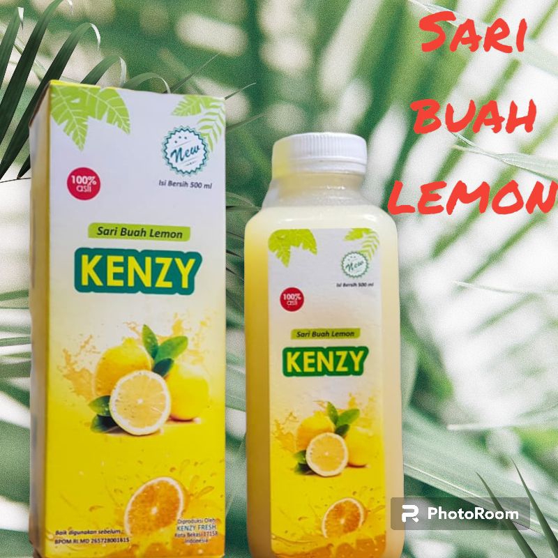 

Sari lemon murni 500 ml/Buah lemon/Diet/Penurun berat badan/Kenzy fresh/Organik/Herbal/minuman lemon/Bpom/