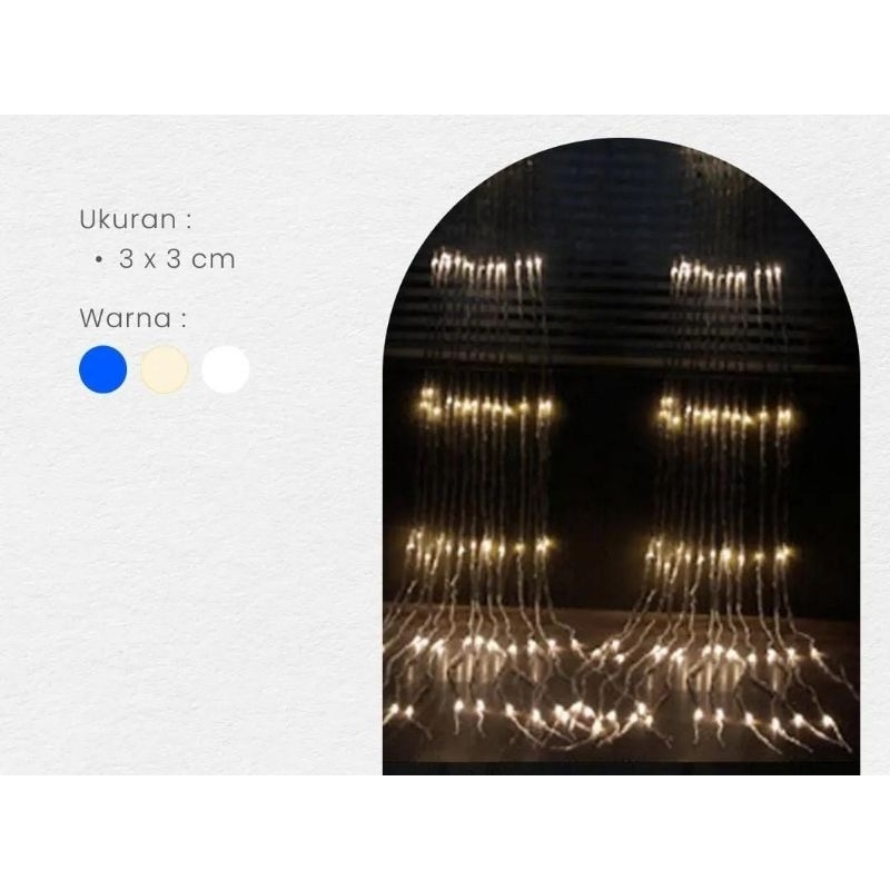 Lampu Tirai Lampu Hujan