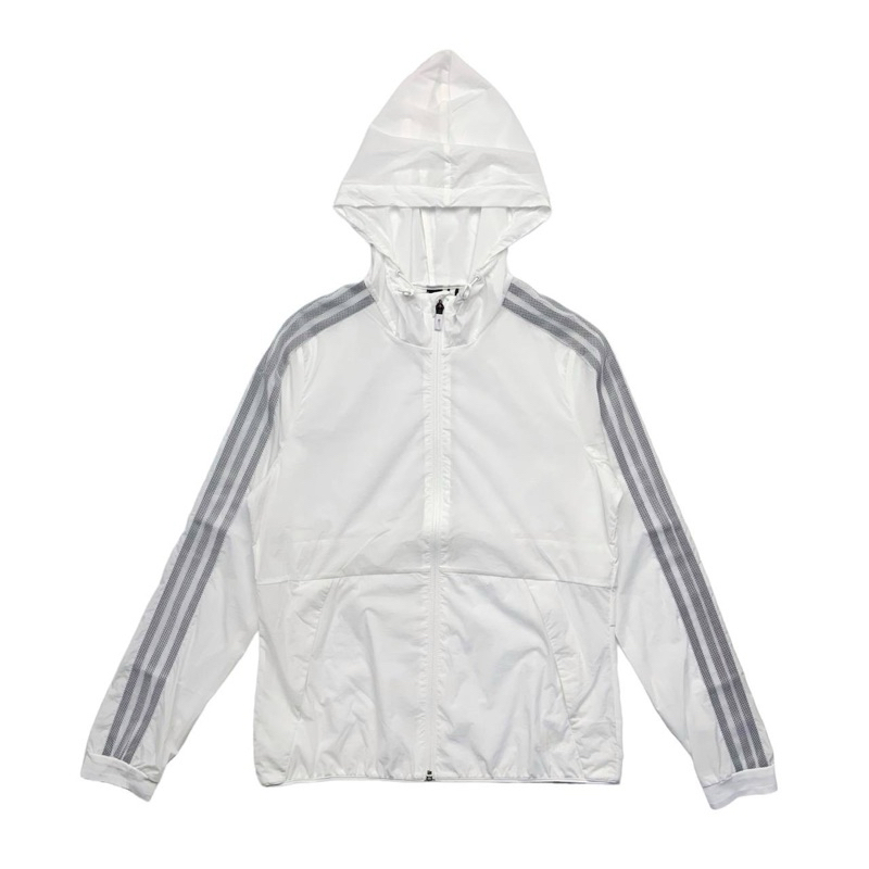 ADIDAS TECH WINDBREAKER JACKET (WHITE)