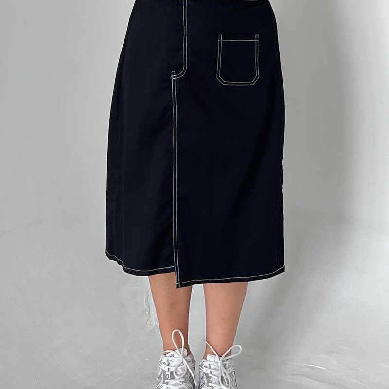 Jo Midi Skirt ( rok midi / midi skirt / rok midi bigsize / rok wanita )