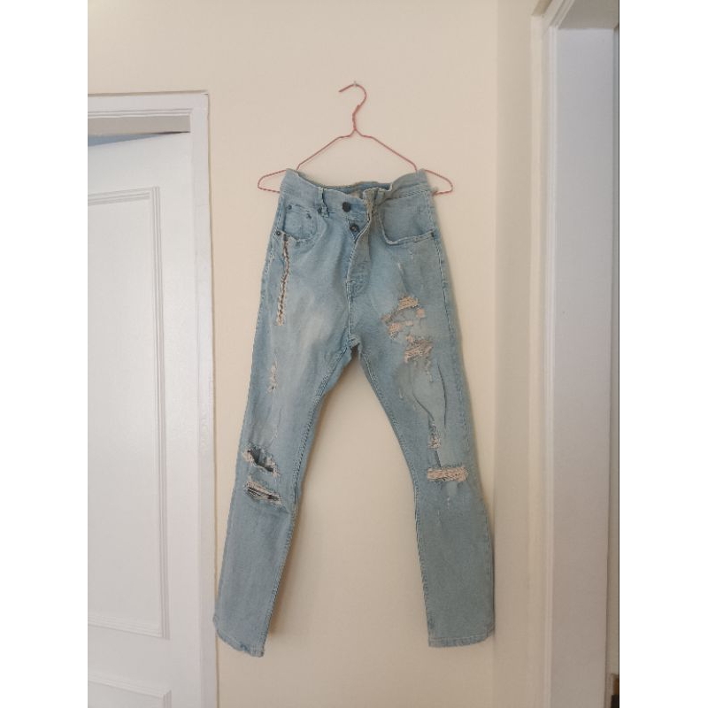 Celana Zara Pria Second - Blue