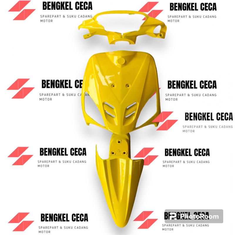 Body depan Yamaha Mio Sporty 2004-2005 warna kuning