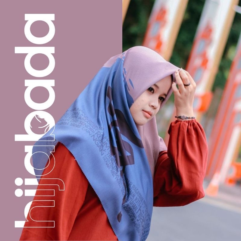 Hijabada Hijab terbaru Kaum Kudungan Jilbab Aksara Pegon Kerudung Letter Segi Empat Motif Jilbabwear