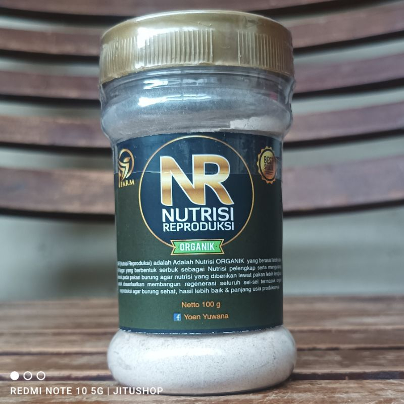 Suplemen Burung Vitamin nutrisi reproduksi organik untuk burung murai koci kenari cucak rowo NR ( Nu