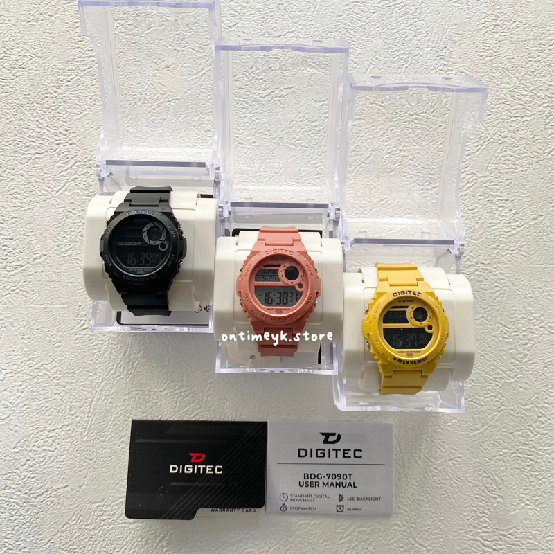 Digitec BDG-7090T Original Jam Tangan Wanita Sport Water Resist Bergaransi