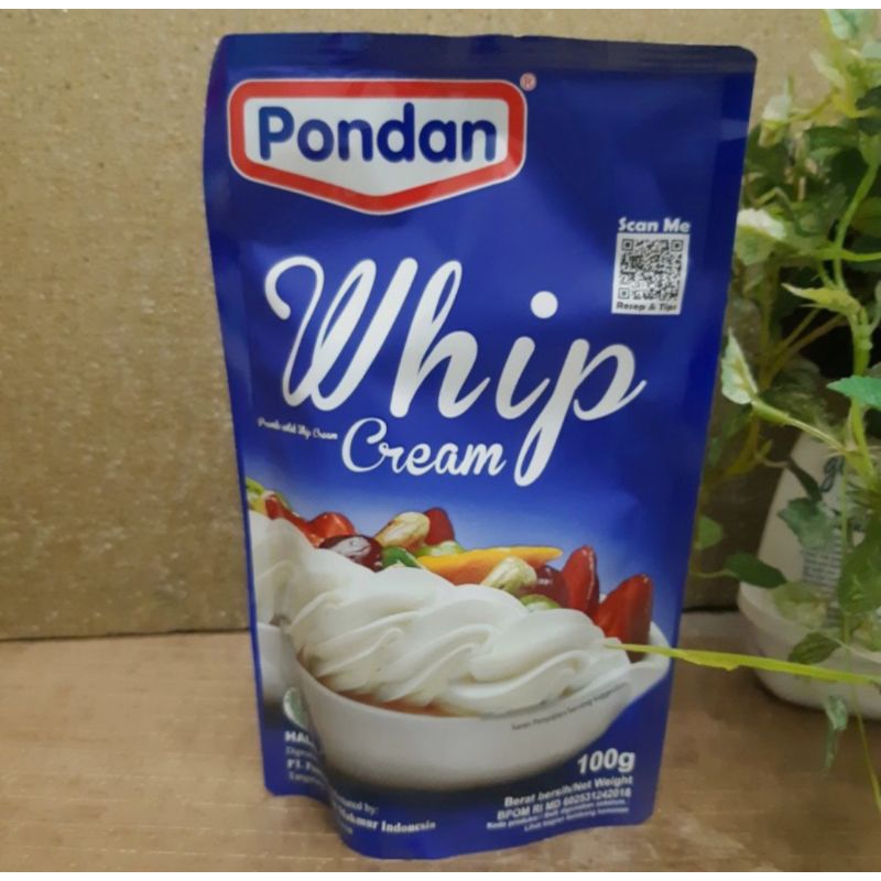 

Pondan Whipped Cream 100gram
