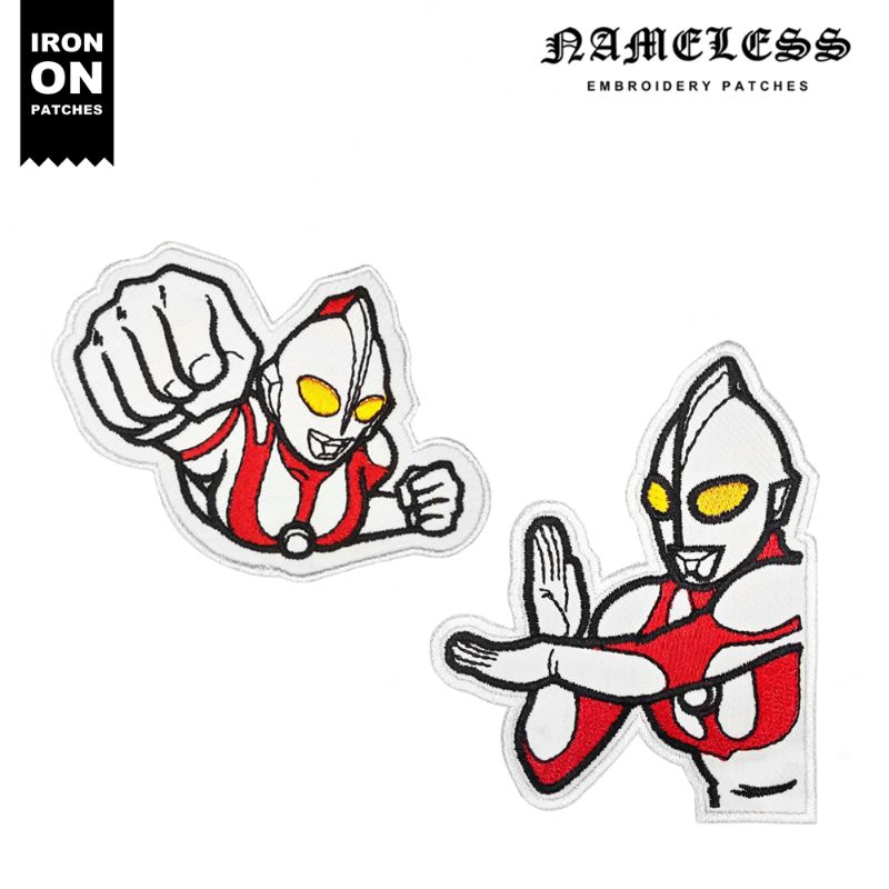 Ultraman Embroidery patch/Patch bordir/Emblem/Stiker kain