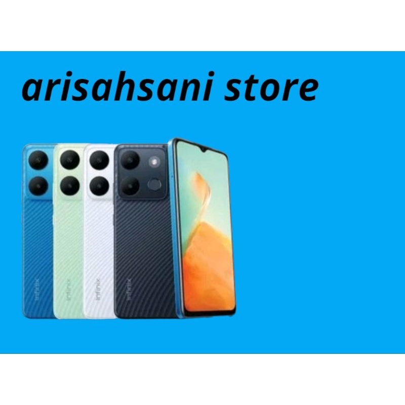 infinix smart 7 ram 4/64 warna hitam,baru,segel,garansi resmi