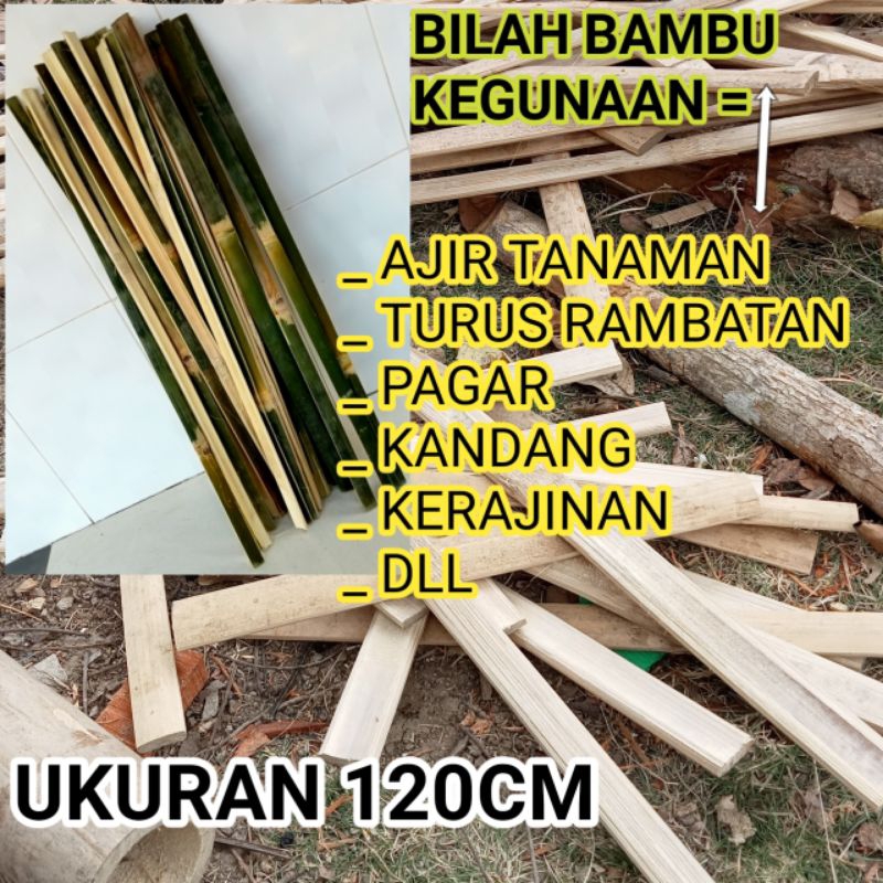 120CM TURUS PENYANGA TANAMAN/TURUS BAMBU/AJIR BAMBU/BILAH BAMBU