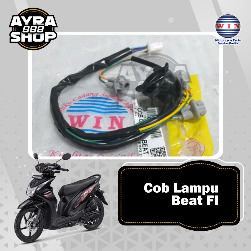 COB Lampu Depan Beat Fi Up Honda Fitting Honda Beat Fi COB Lampu Depan Set WIN