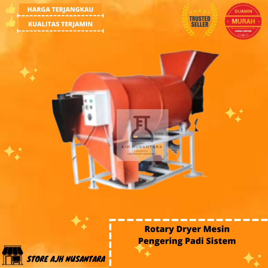 Rotary Dryer - Mesin Pengering Padi Jagung - Mesin Pertanian Serbaguna