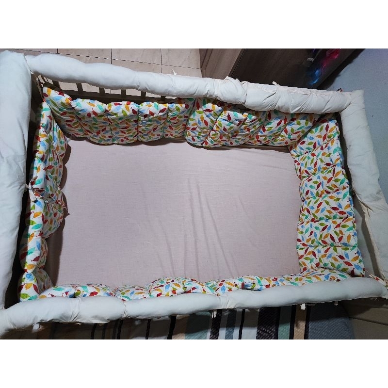 Bumper Baby box Full Side n Full Top uk 150*90*40cm Preloved Katun Jepang jahitan super rapi unisex