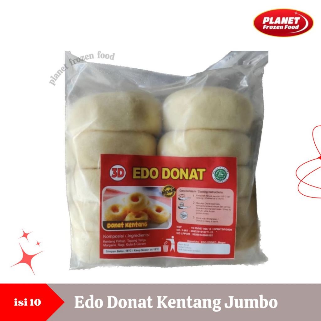 

EDO DONAT KENTANG JUMBO ISI 10