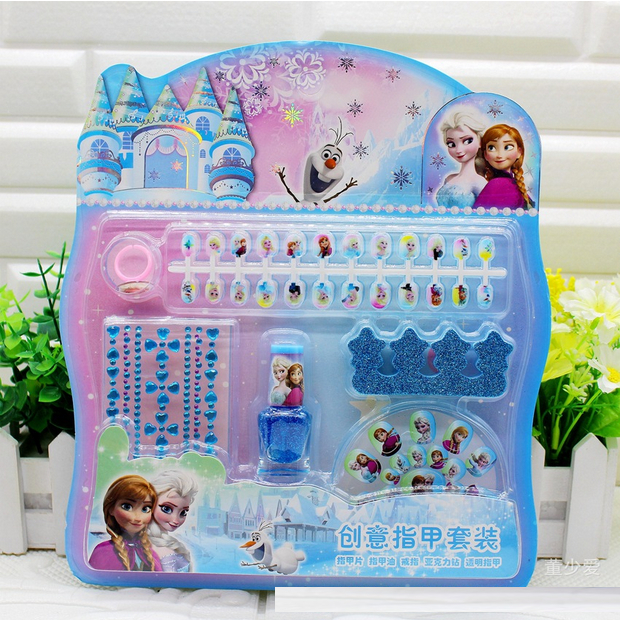 NAIL ART STICKER KUKU ANAK Kuku Palsu Anak PRinces Nail art