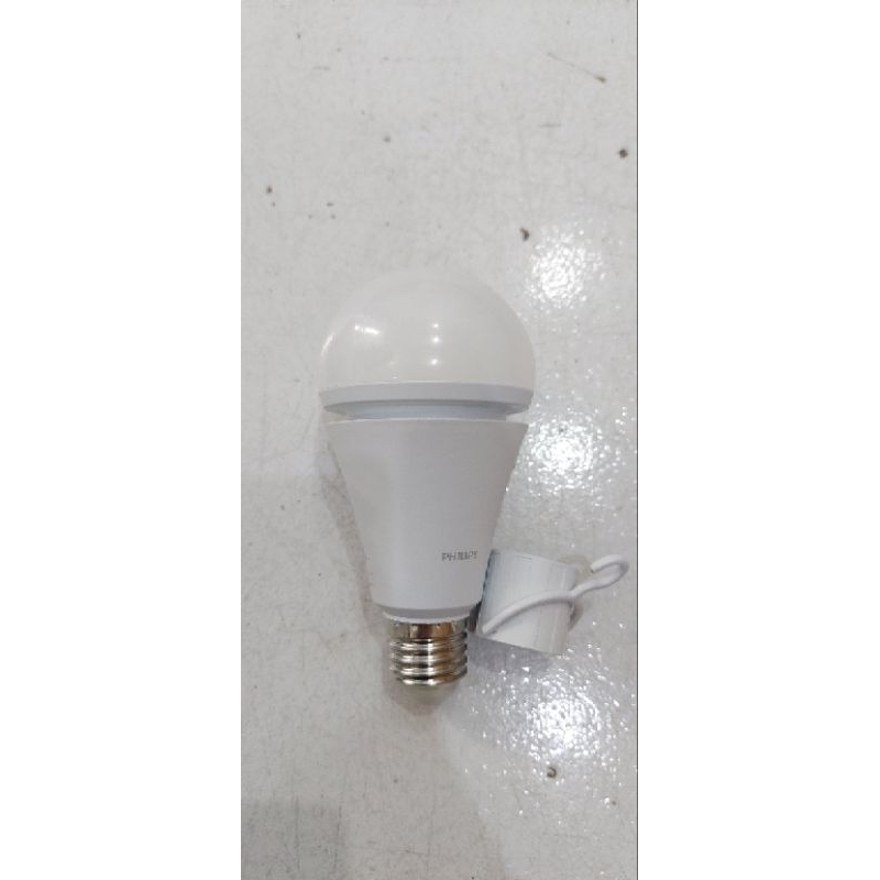 lampu philips rechargeable led bulb 9w