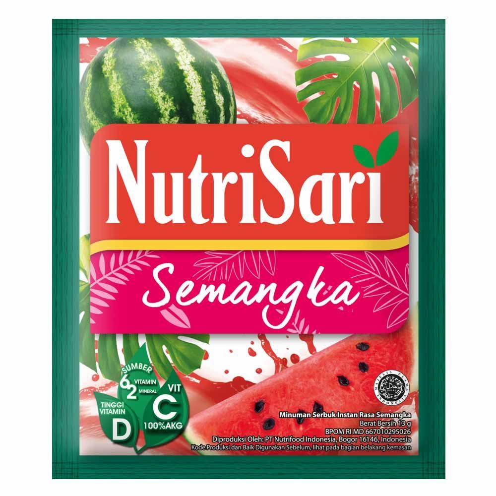 

Nutrisari Semangka 11 Gr 10 Pcs/Renteng