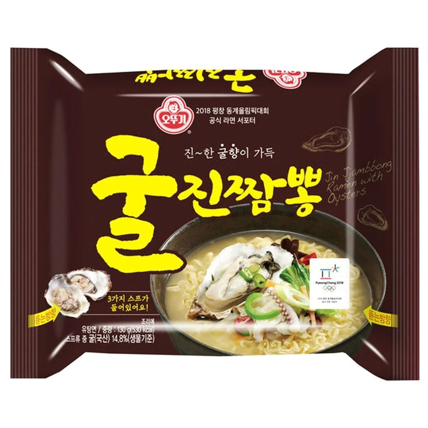 

Ottogi Jin Jjambbong Ramen with Oysters 130gr