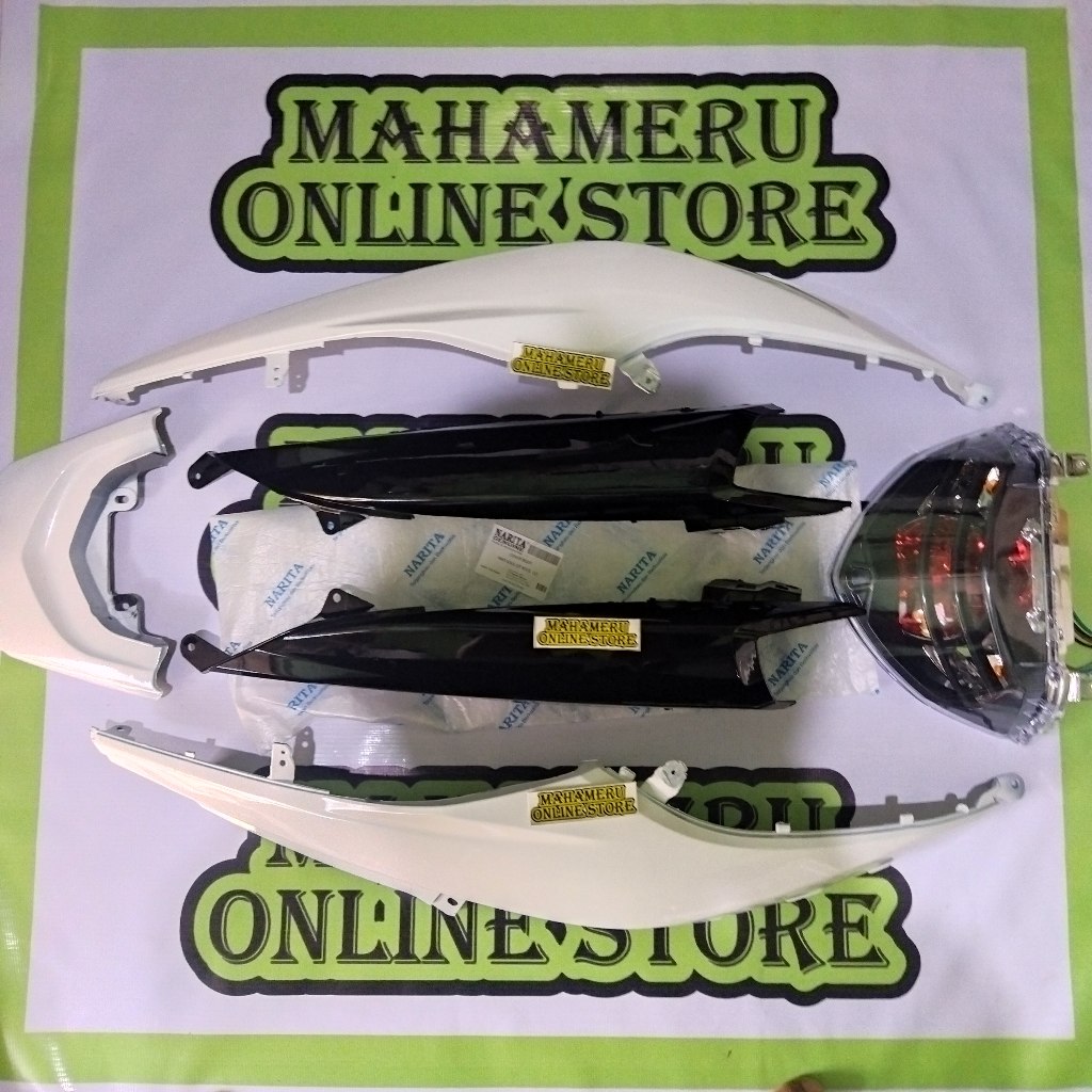 COVER BODY YAMAHA MIO SOUL GT PUTIH 2012 - 2014 / COVER SOUL GT 115 CC / BODY MIO SOUL GT 2013