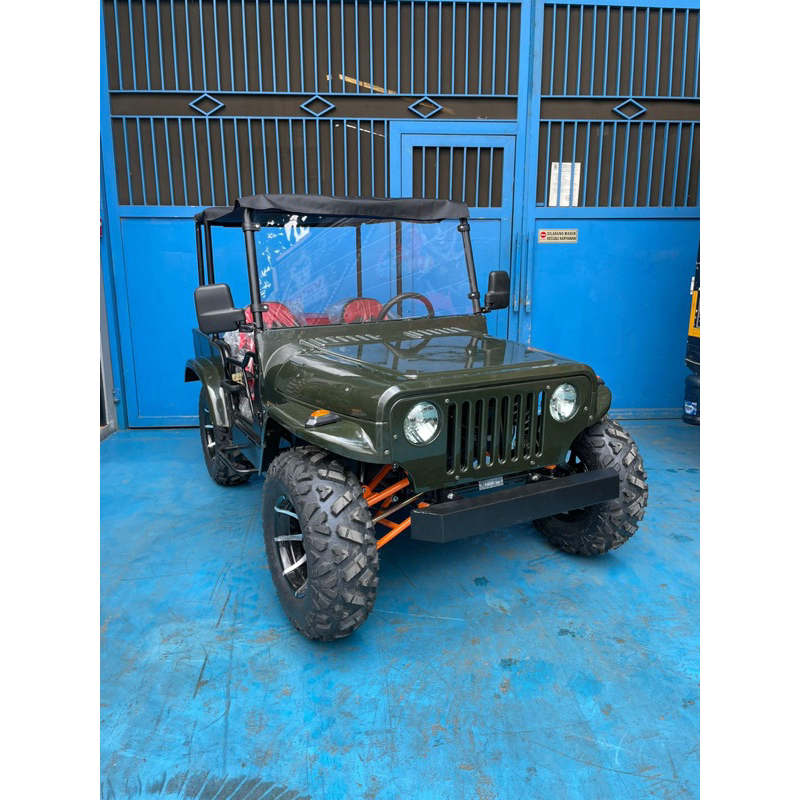 Mini Jeep Willys 200cc Roda 12 inch