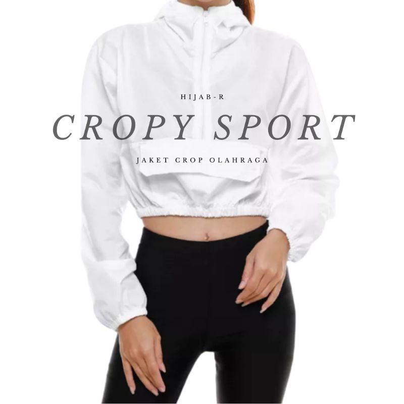 CROPY SPORT / JAKET AEROBIK / JAKET SENAM / JAKET ZUMBA WANITA / CROP SPORT /JAKET OLAHRAGA WANITA