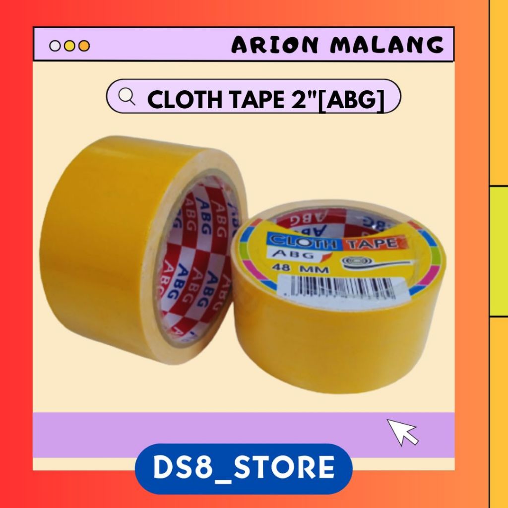 

Isolasi Lakban Warna / Cloth Tape 48 MM / 2 Inchi [ABG]