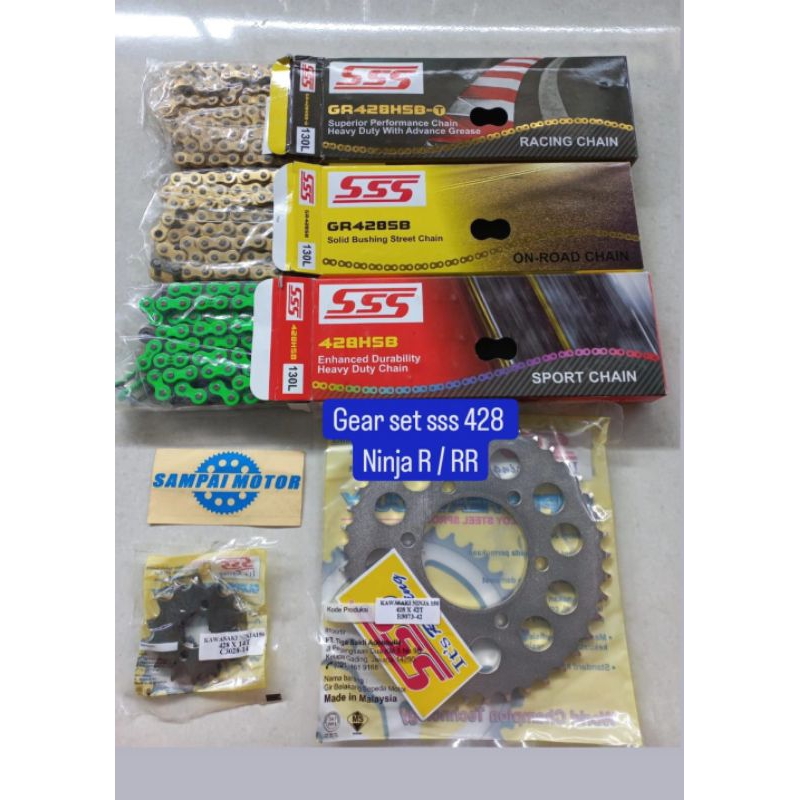 Gear set SSS 428 ninja R / RR