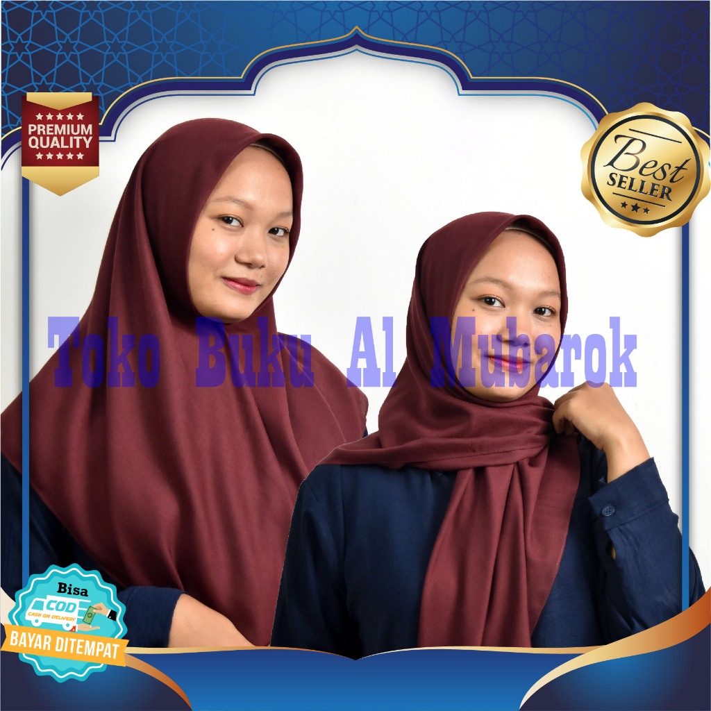 Kerudung Segi Empat Basic Voal Polos by Umma Scraft Limited Hijab Jilbab Umama Scarft Jilbab Premium