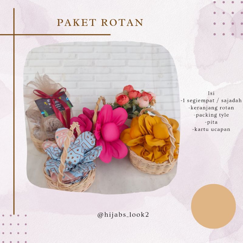 

hampers hijab / hampers hari guru / hampers rotan