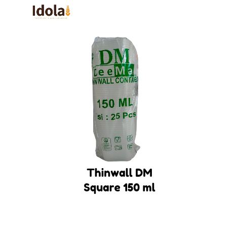 Thinwall DM Kotak 150 ml 1 Pcs=25 pcs