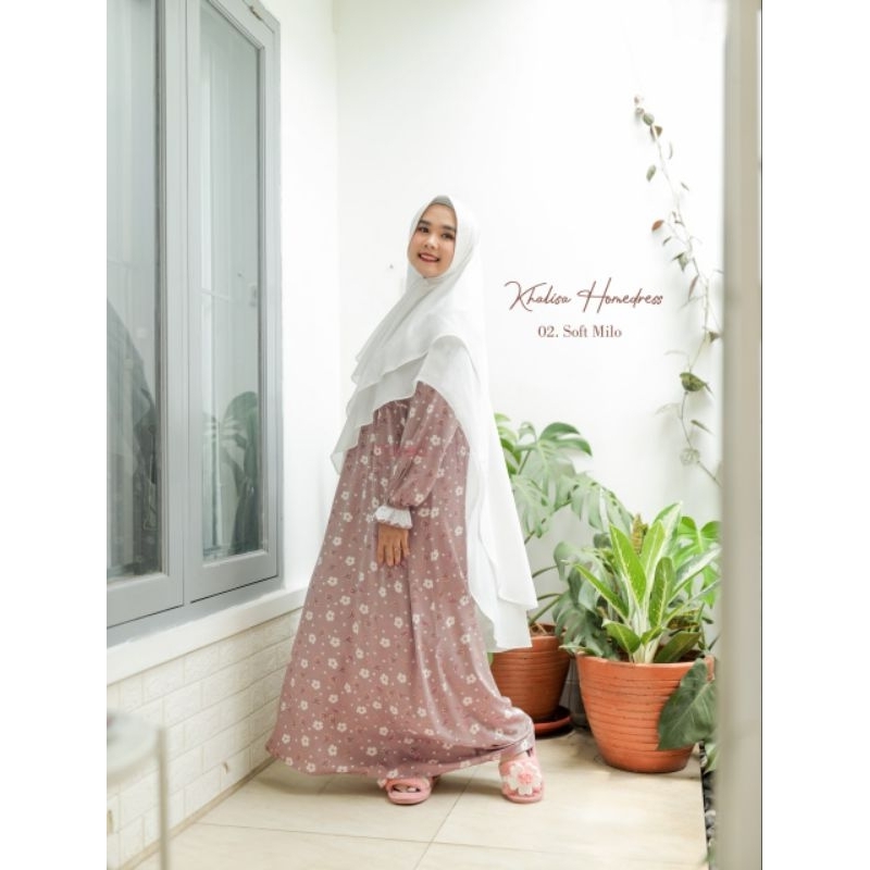 Gamis Rayon Diamond Khalisa Homedress D'Olea