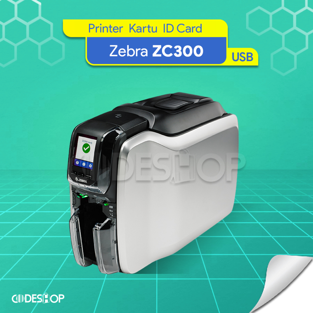 Printer ID Card Zebra ZC300 Single Side