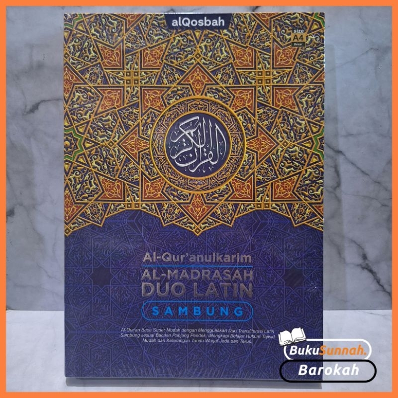 Qur'an Al-Madrasah Duo Latin Sambung, Tajwid, Waqaf Ibtida A4