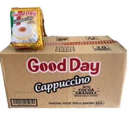 

Kopi Gooday Capuccino 25gr isi 10 bungkus