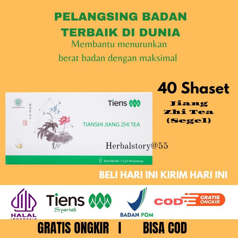 Pelangsing Badan Original Tiens Teh Jiang Zhi Tea