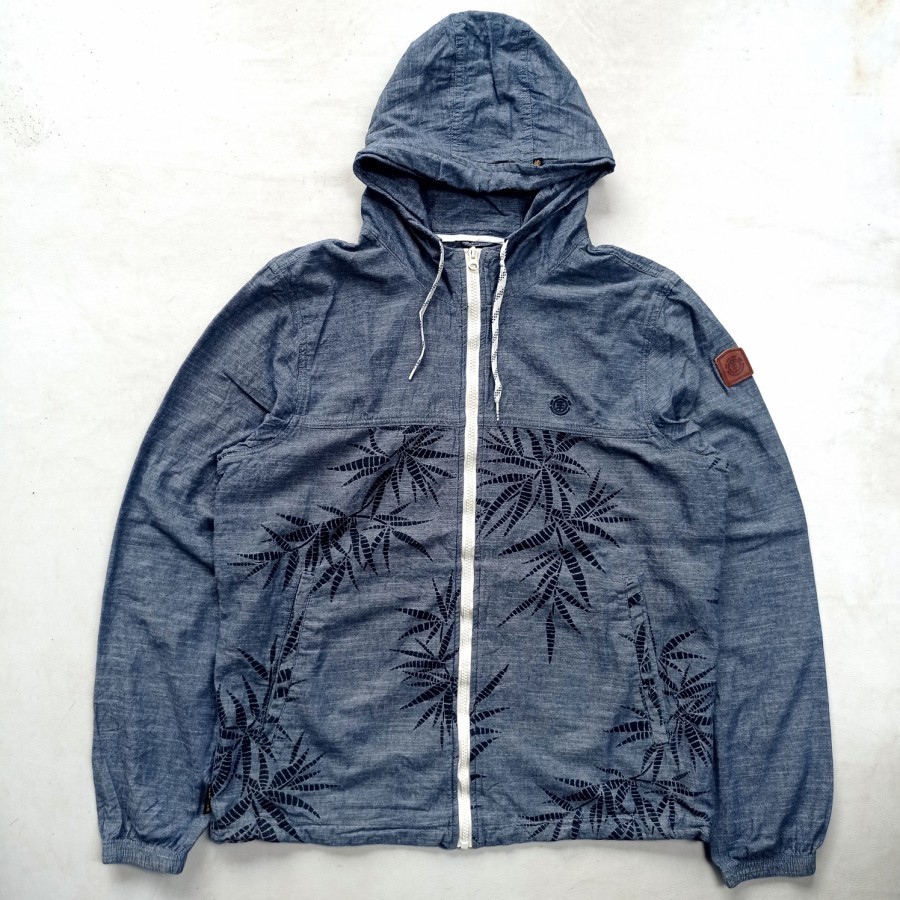 element wolfeboro chambray hooded alder jaket casual volcom stussy sk8