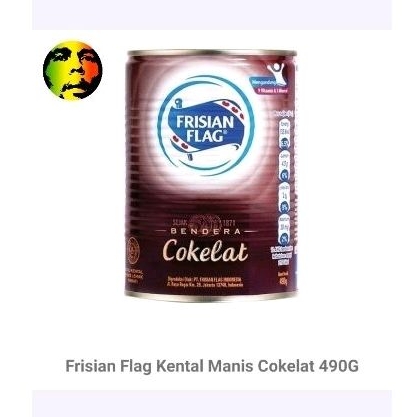 

Frisian flag kental manis kaleng 490 coklat