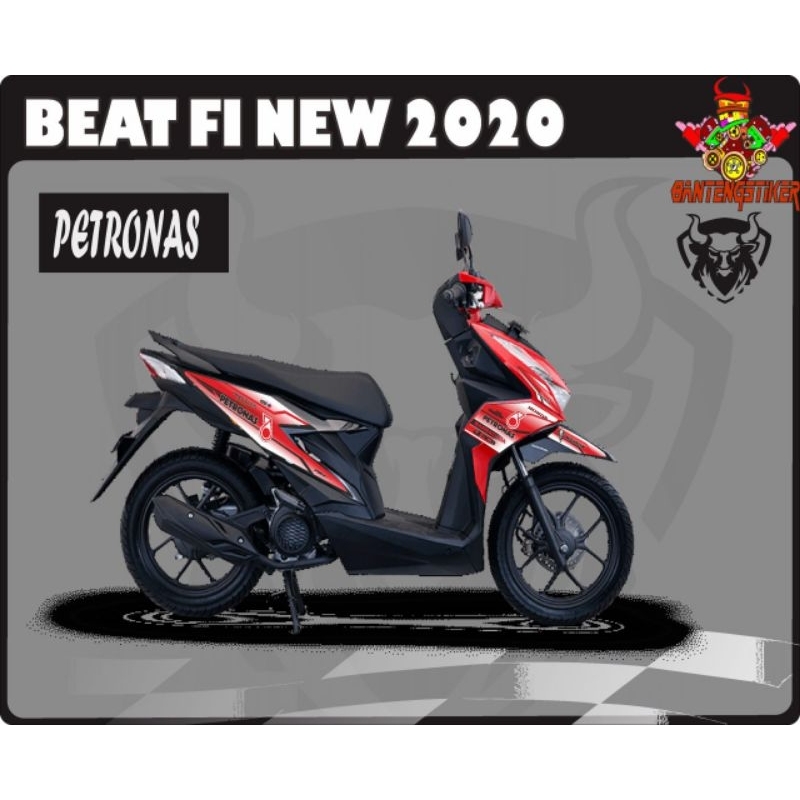 Lis/Striping variasi Beat fi new 2020 Petronas