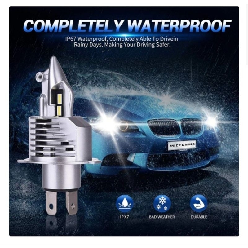 lampu mobil h4 fighter ER led csp cool