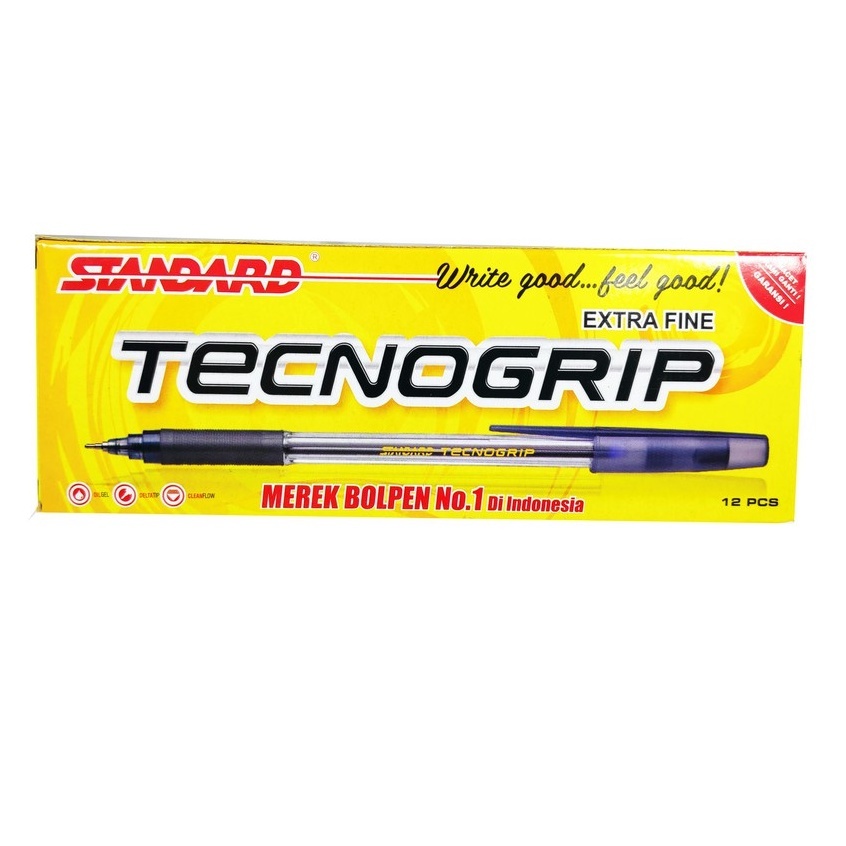 

Ballpoint/ Pulpen/ Pen Standard Tecnogrip 0.4 mm - Hitam