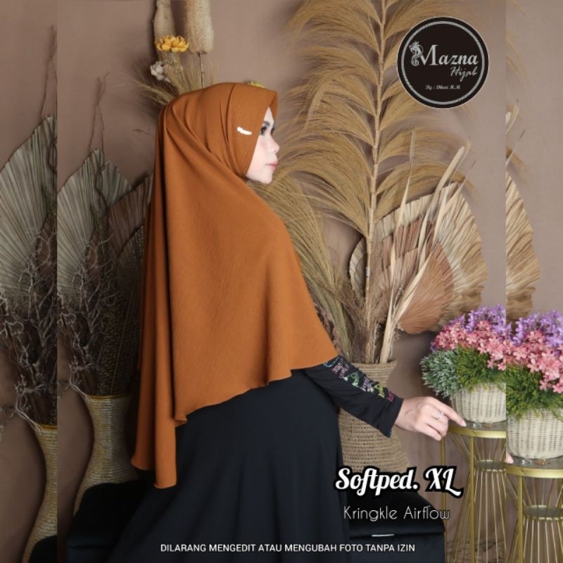 JILBAB INSTAN ORI MAZNA PET KRINGKEL XL