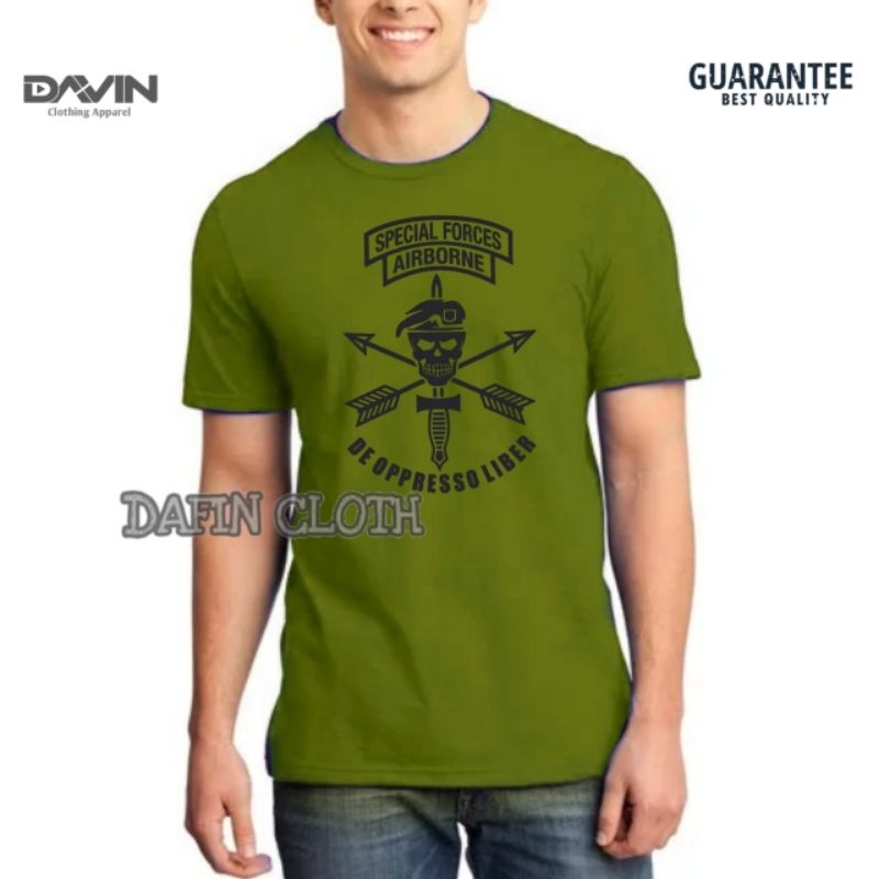 Kaos Pria Baju Tshirt Special Forces Airborne
