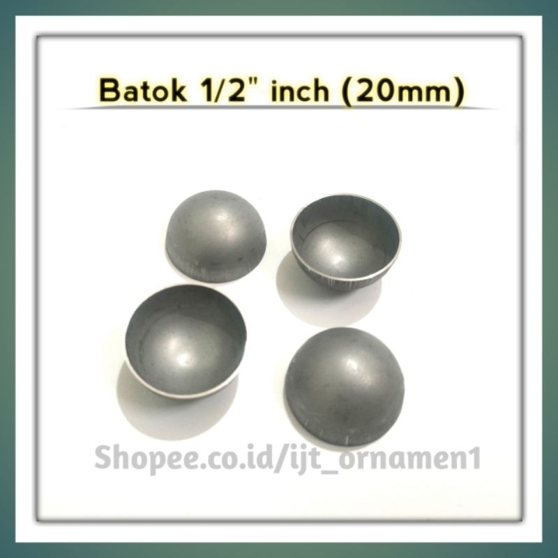 Ornamen Pagar Besi Batok 1/2'