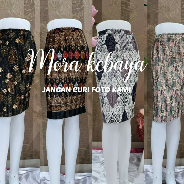 ➞✧✴ (COD) Plisket Batik pendek_Rok kebaya batik _ bawahan kebaya _ rok plisket kebaya pendek