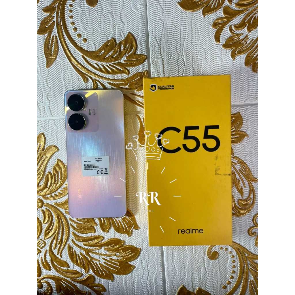REALME C55 8/256 JINGGA SENJA LIKE NEW SECOND FULLSET