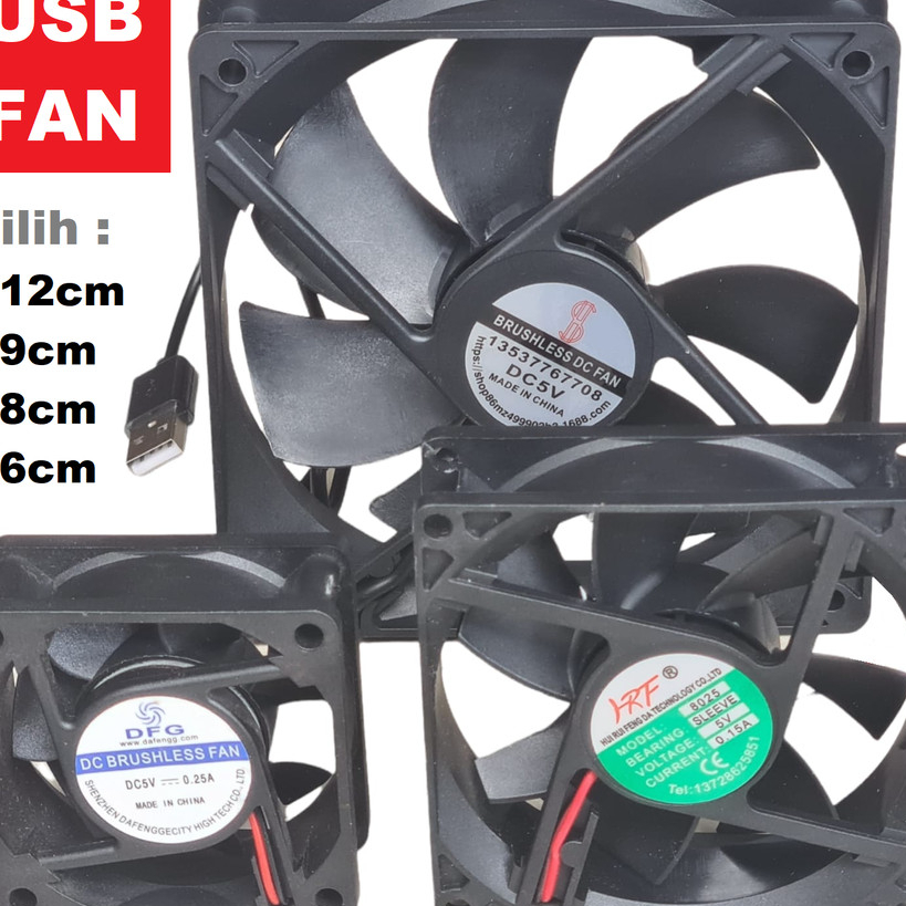 ➾❈❁ Cooling Fan USB Kipas Pendingin TV Box Wifi Router AQUASCAPE AQUARIUM