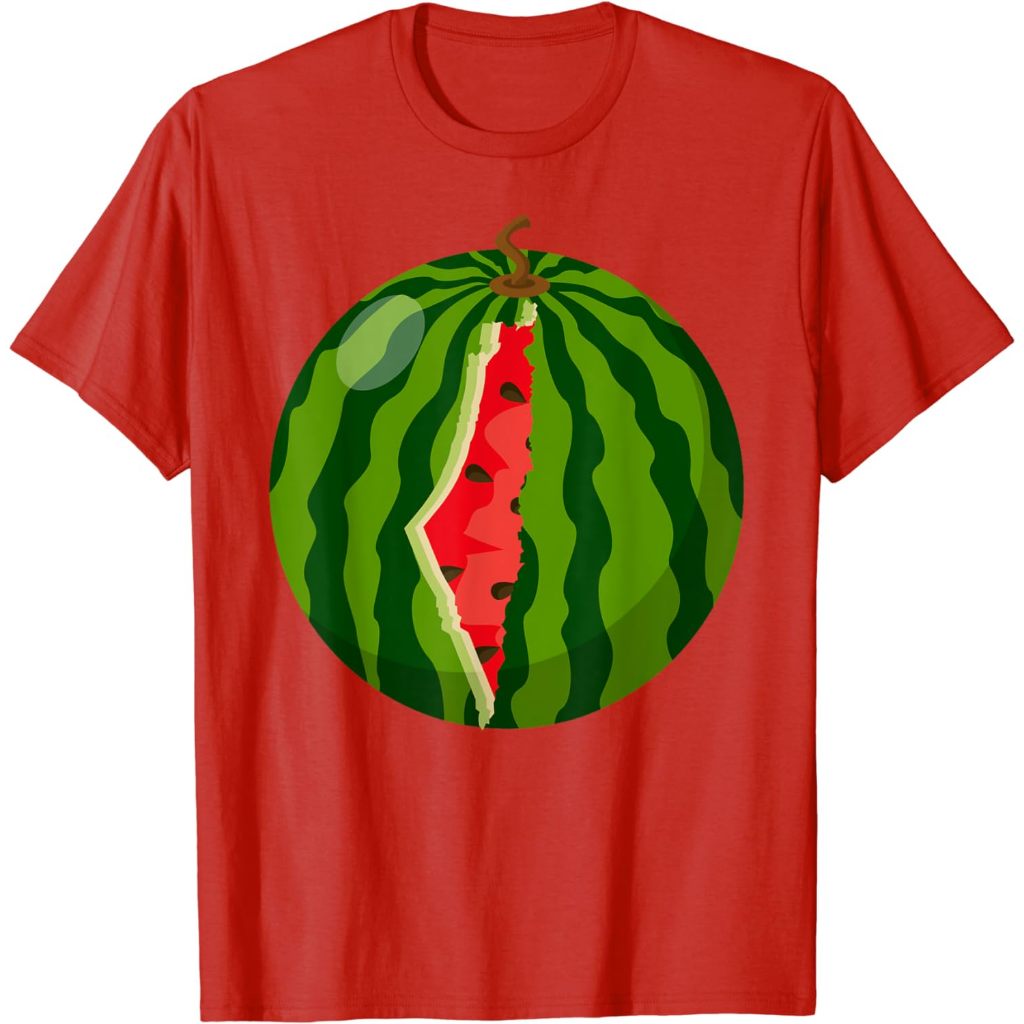 Kaos Baju Dewasa This is not a watermelon, Palestine Watermelon T-Shirt