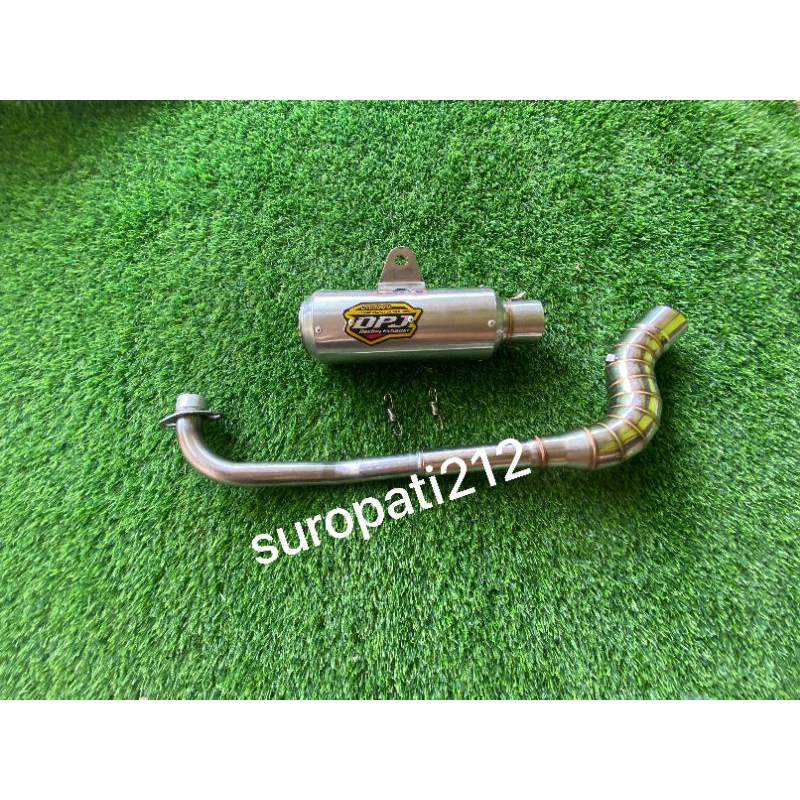 Knalpot Dpj Gp1 Leher Cobra Buat Motor Bebek Grand Vega Smash Dll